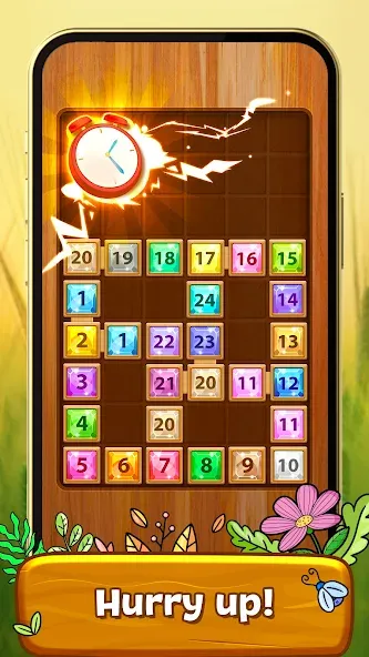 Merge Wood: Block Puzzle [MOD: безлимитные монеты и подсказки] Screenshot 3