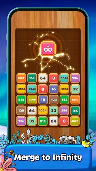 Merge Wood: Block Puzzle [MOD: безлимитные монеты и подсказки] Screenshot 4