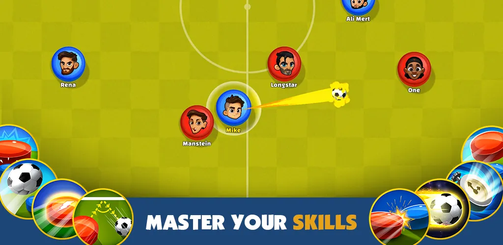 Super Soccer 3v3 (Online] [MOD: безлимитные монеты и онлайн-матчи] Screenshot 2