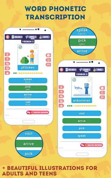 English for Beginners: LinDuo [MOD: открыты все уроки и слова] Screenshot 5