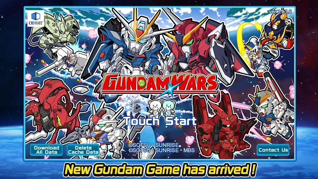 LINE: Gundam Wars [MOD: безлимитные ресурсы и мощные юниты] Screenshot 1