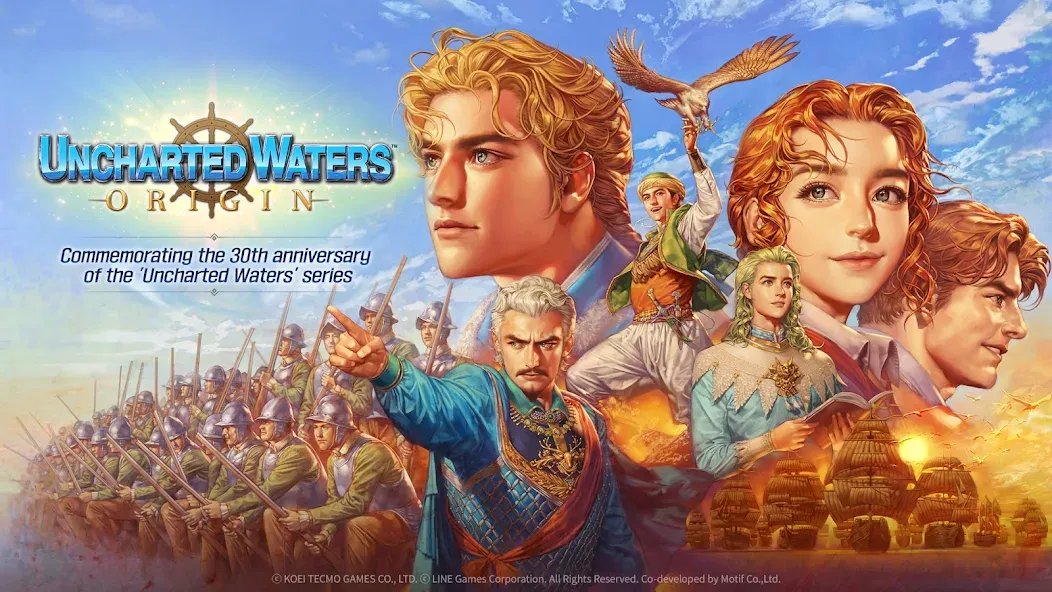 Uncharted Waters Origin [MOD: безлимитные ресурсы и быстрый прогресс] Screenshot 1