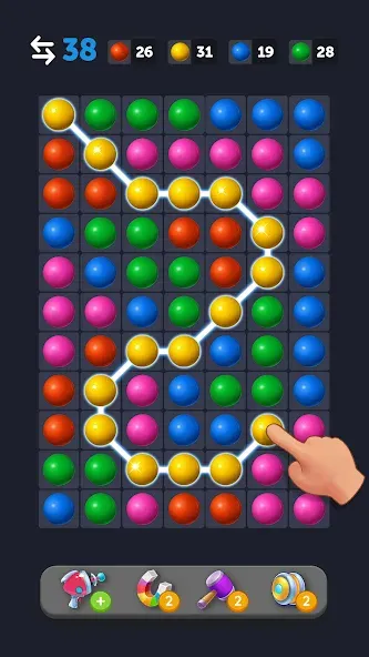 Bubble Link - Connect &amp; Match [MOD: безлимитные монеты и все уровни] Screenshot 1