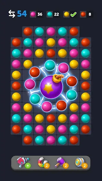 Bubble Link - Connect &amp; Match [MOD: безлимитные монеты и все уровни] Screenshot 2