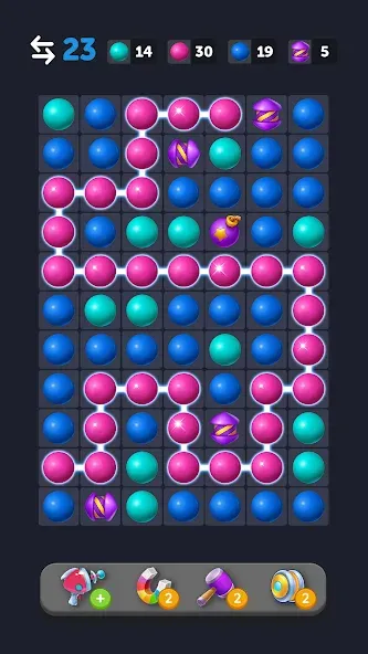 Bubble Link - Connect &amp; Match [MOD: безлимитные монеты и все уровни] Screenshot 3