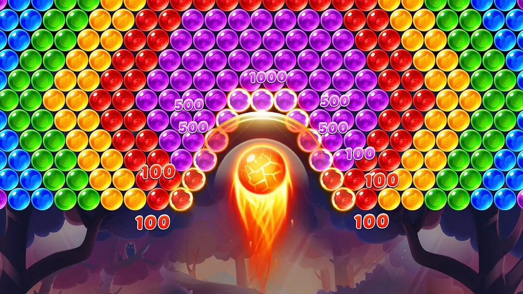 Bubble Shooter Genies [MOD: безлимитные монеты и жизни] Screenshot 1