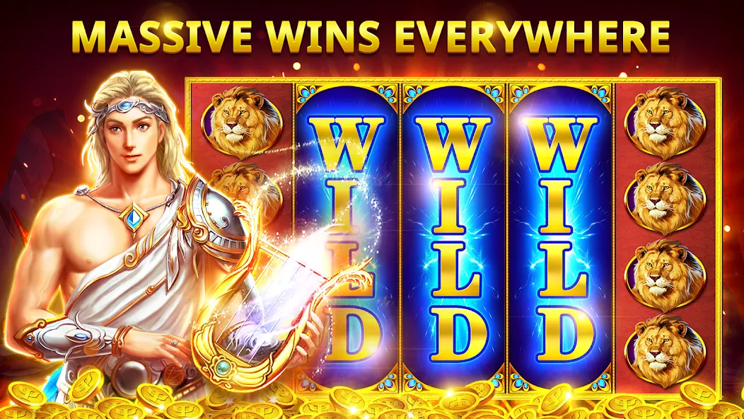 Slots Myth - Slot Machines [MOD: безлимитные монеты и бонусы] Screenshot 3