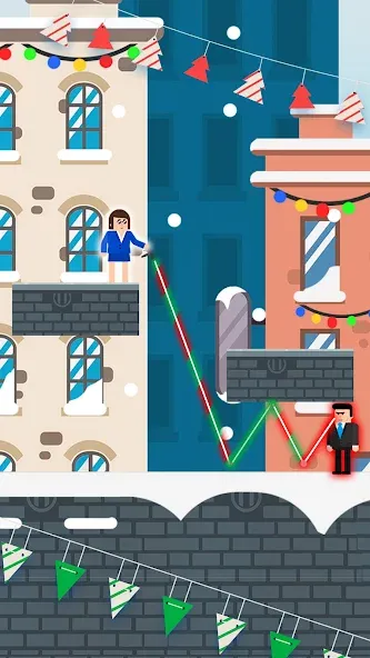 Mr Bullet - Spy Puzzles [MOD: безлимитные монеты и патроны] Screenshot 1