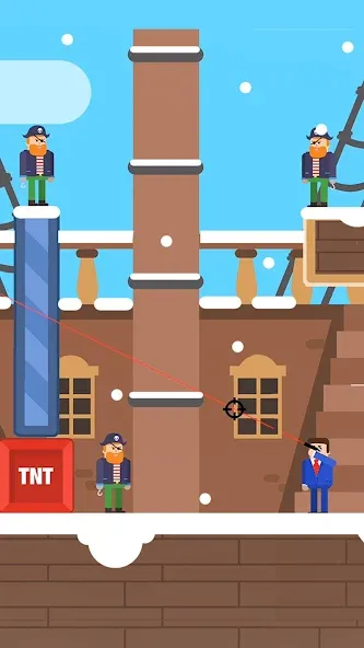 Mr Bullet - Spy Puzzles [MOD: безлимитные монеты и патроны] Screenshot 4