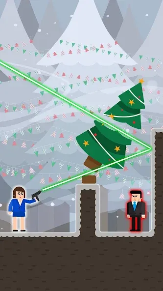 Mr Bullet - Spy Puzzles [MOD: безлимитные монеты и патроны] Screenshot 5
