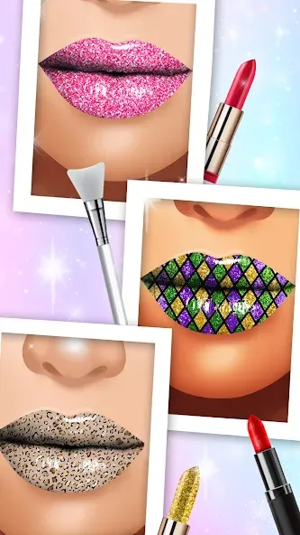 Lip Art Makeup Beauty Game [MOD: безлимитные деньги и все скины] Screenshot 1