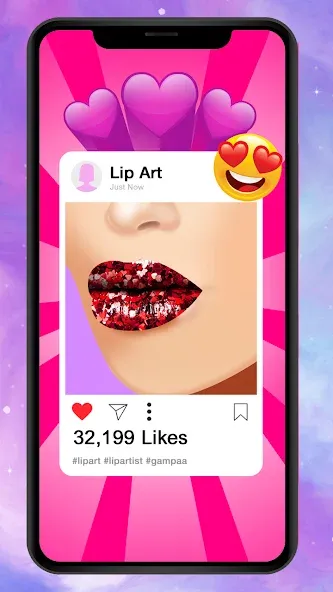 Lip Art Makeup Beauty Game [MOD: безлимитные деньги и все скины] Screenshot 2