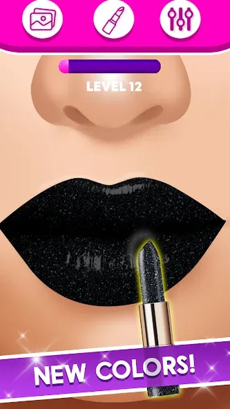 Lip Art Makeup Beauty Game [MOD: безлимитные деньги и все скины] Screenshot 3