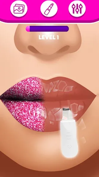 Lip Art Makeup Beauty Game [MOD: безлимитные деньги и все скины] Screenshot 5