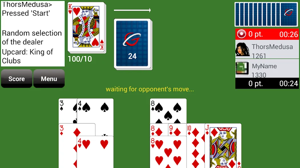 Gin Rummy GC Online [MOD: без рекламы и безлимитные монеты] Screenshot 1