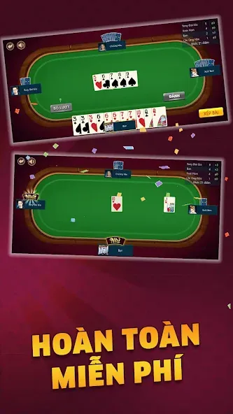 Tiến Lên - Tien Len Mien Nam [MOD: безлимитные монеты и подсказки] Screenshot 2