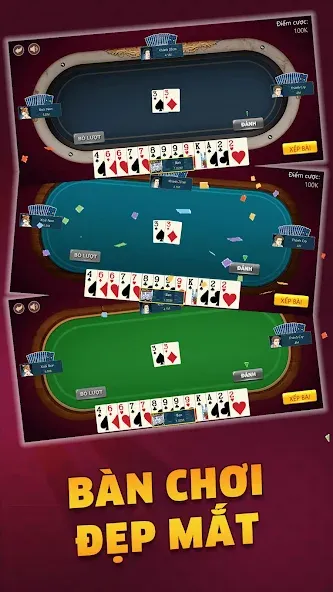 Tiến Lên - Tien Len Mien Nam [MOD: безлимитные монеты и подсказки] Screenshot 4