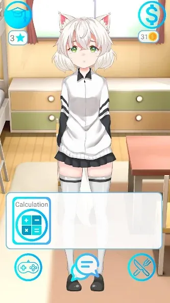 My anime girl 2 [MOD: безлимитные деньги и все наряды] Screenshot 1