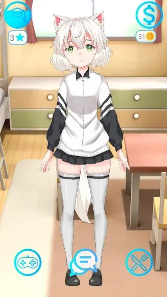 My anime girl 2 [MOD: безлимитные деньги и все наряды] Screenshot 5