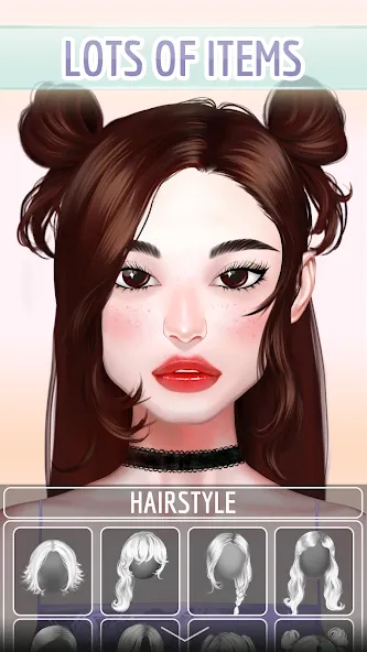 Avatar Character: Girl Creator [MOD: безлимитные наряды и аксессуары] Screenshot 3