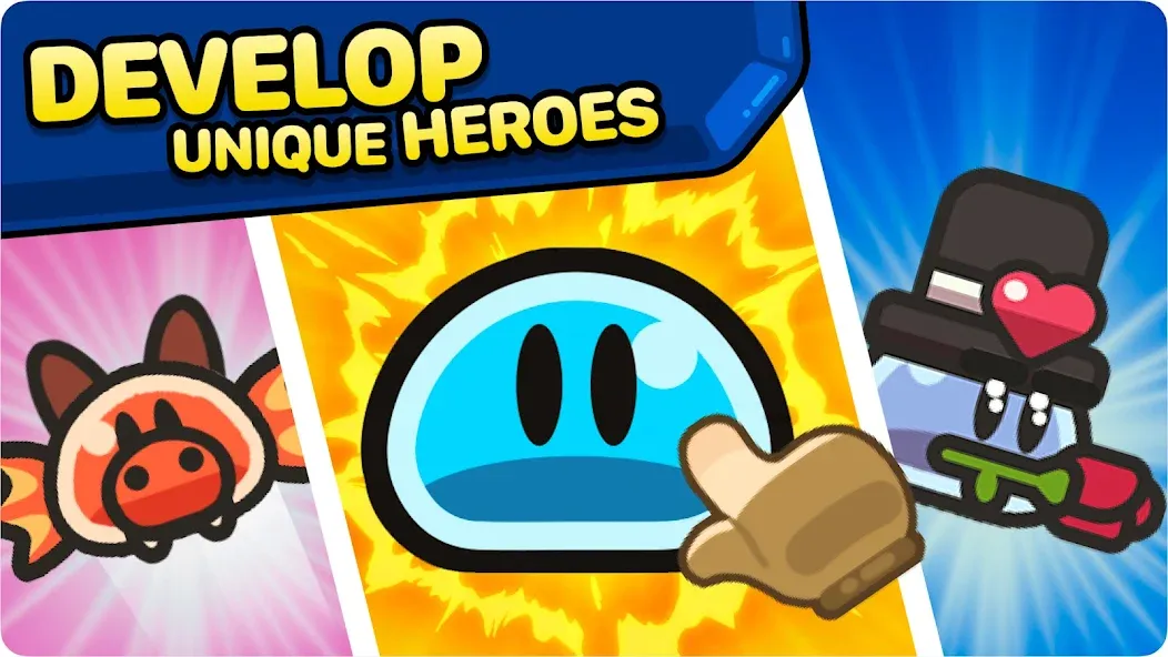 Legend of Slime: Idle RPG War [MOD: безлимитные монеты и алмазы] Screenshot 1
