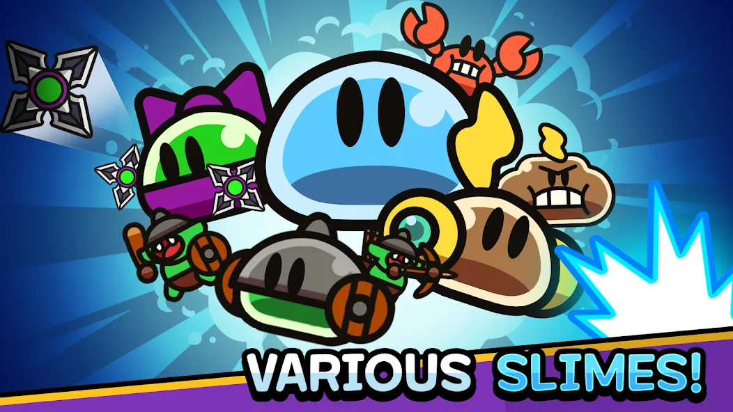 Slime Quest [MOD: безлимитные монеты и разблокированы уровни] Screenshot 2