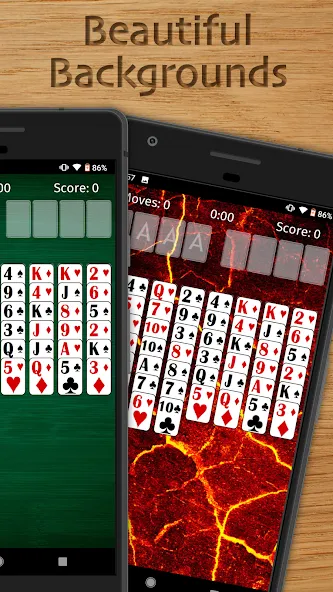 FreeCell Solitaire Classic [MOD: без рекламы и подсказок] Screenshot 2