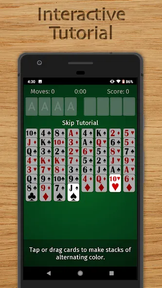 FreeCell Solitaire Classic [MOD: без рекламы и подсказок] Screenshot 5