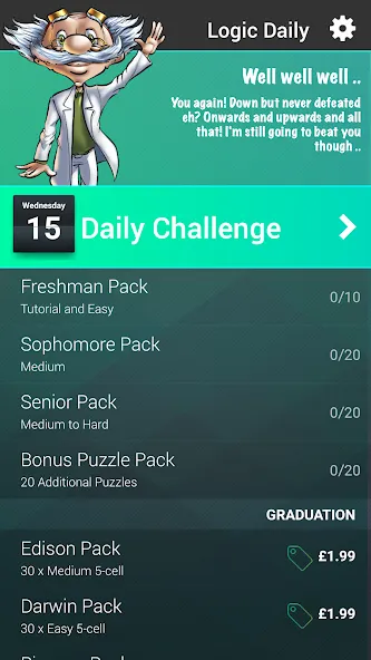 Logic Puzzles Daily - Solve Lo [MOD: без рекламы и все подсказки бесплатны] Screenshot 2