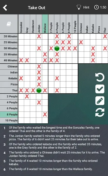Logic Puzzles Daily - Solve Lo [MOD: без рекламы и все подсказки бесплатны] Screenshot 5