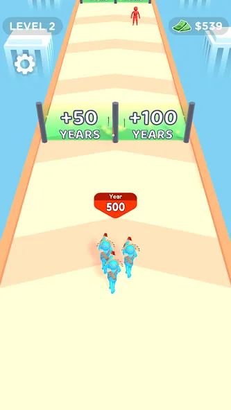 Crowd Evolution! [MOD: безлимитные деньги и усиленная толпа] Screenshot 3