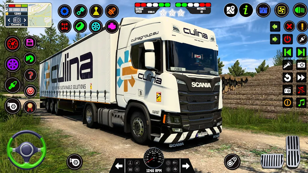 City Truck Simulator 2023 [MOD: безлимитные деньги и топливо] Screenshot 1