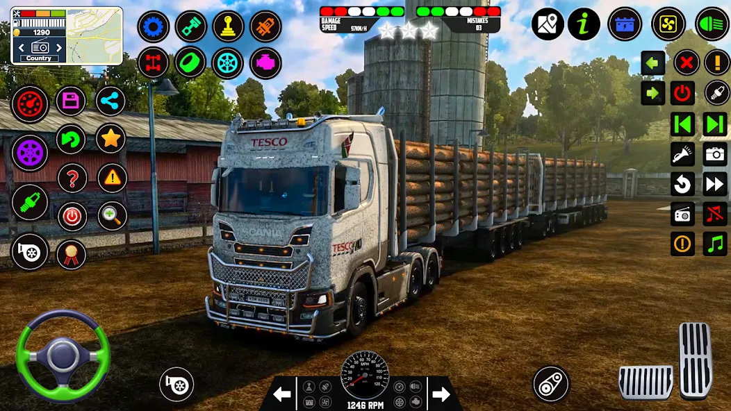 City Truck Simulator 2023 [MOD: безлимитные деньги и топливо] Screenshot 2