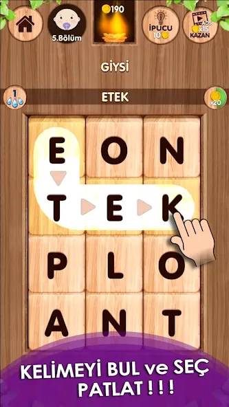Düşen! Kelime Oyunu [MOD: безлимитные подсказки и жизни] Screenshot 1