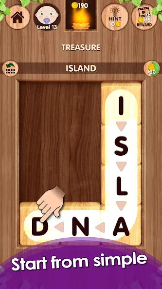 Falling Word Games - Addictive [MOD: открыты все уровни и подсказки] Screenshot 3
