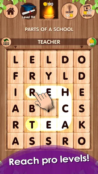 Falling Word Games - Addictive [MOD: открыты все уровни и подсказки] Screenshot 4