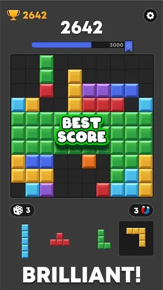 Block Mania - Block Puzzle [MOD: безлимитные монеты и подсказки] Screenshot 2