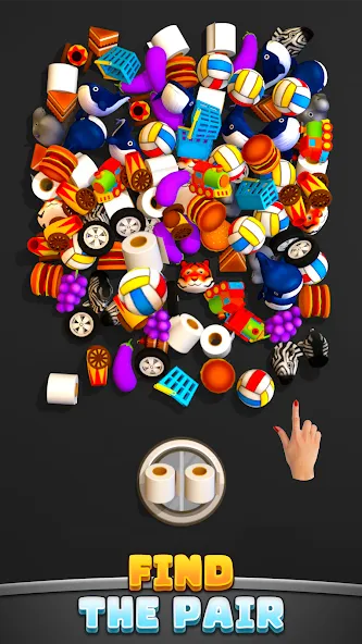 Match 3D -Matching Puzzle Game [MOD: безлимитные подсказки и монеты] Screenshot 2