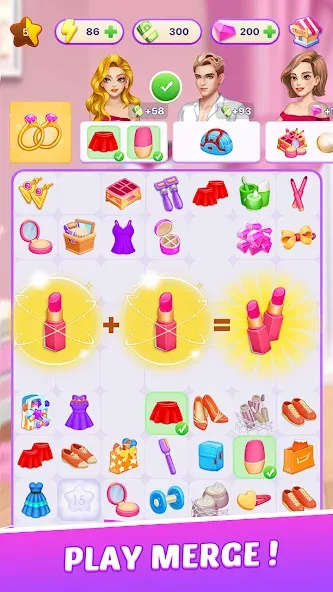 Love Paradise - Merge Makeover [MOD: безлимитные монеты и энергия] Screenshot 5
