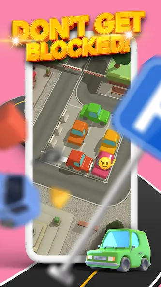 Parking Jam 3D [MOD: без рекламы и все машины открыты] Screenshot 2