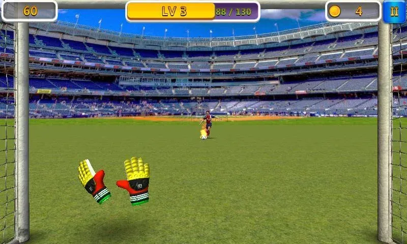 Super Goalkeeper - Soccer Game [MOD: безлимитные деньги и энергия] Screenshot 4