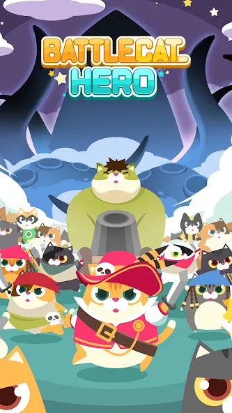 Battle Cat Hero [MOD: безлимитные монеты и усиленный урон] Screenshot 1