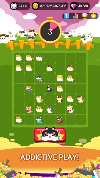 Battle Cat Hero [MOD: безлимитные монеты и усиленный урон] Screenshot 4