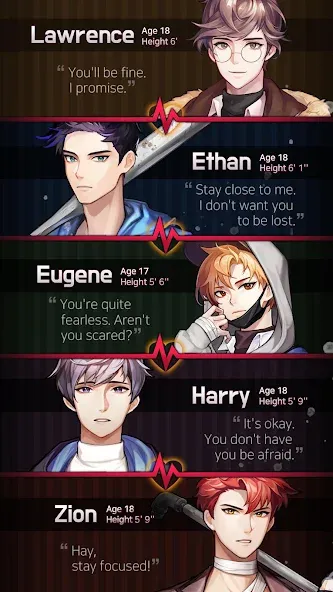 Dangerous Fellows:Otome Dating [MOD: безлимитные билеты и открыты все истории] Screenshot 3