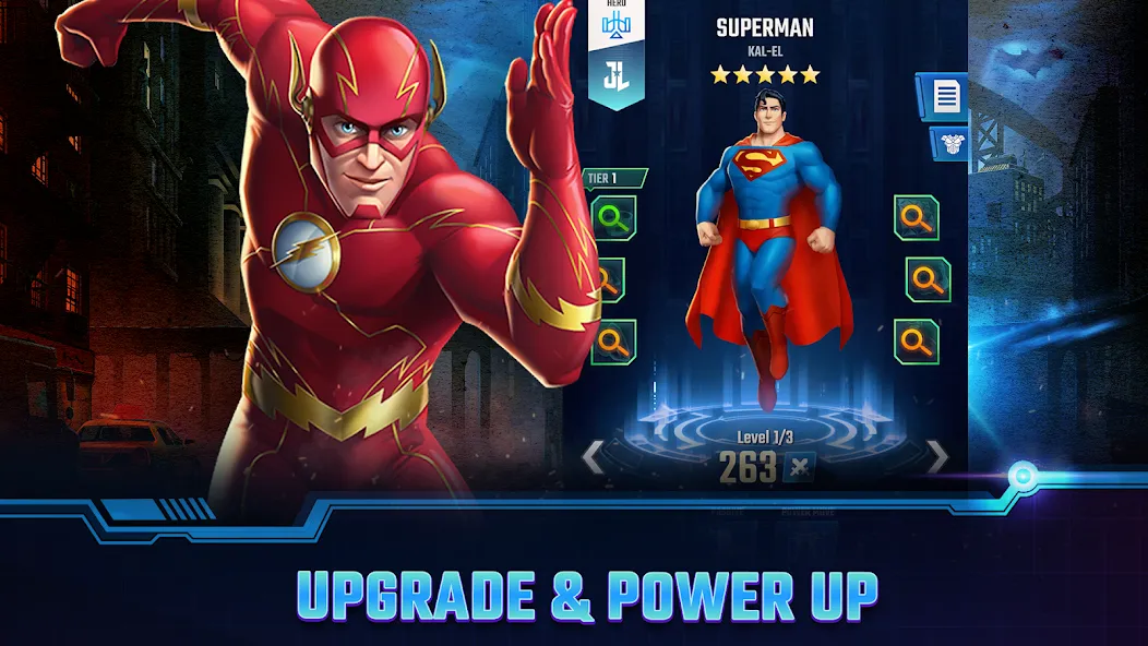 DC Heroes &amp; Villains: Match 3 [MOD: безлимитные деньги и энергия] Screenshot 5