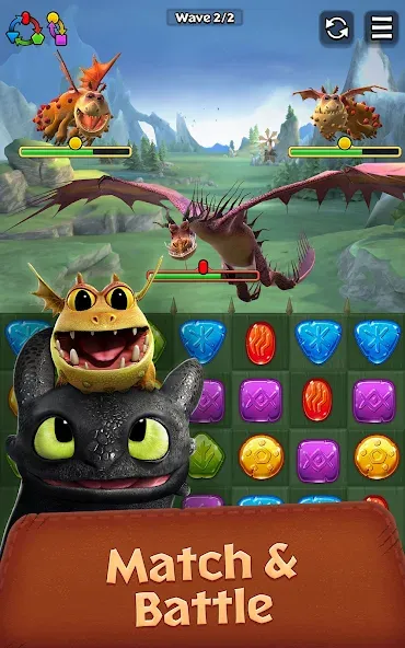 Dragons: Titan Uprising [MOD: безлимитные деньги и усиленные драконы] Screenshot 1