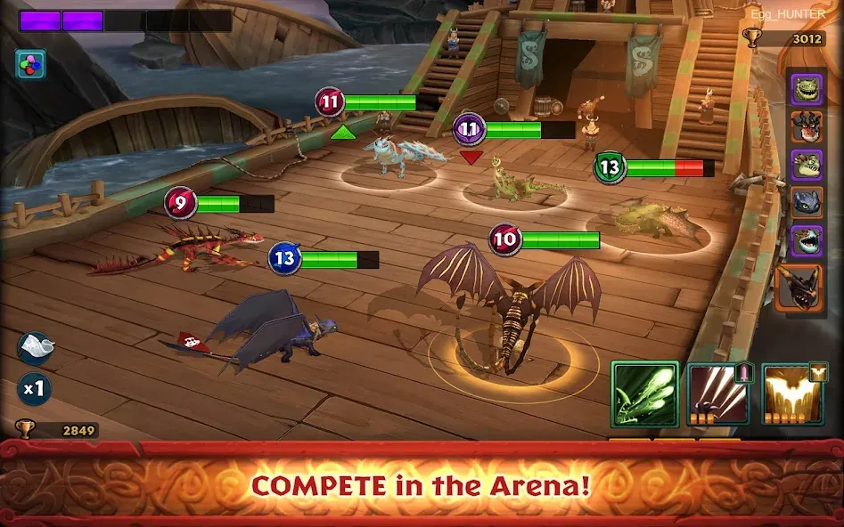 Dragons: Rise of Berk [MOD: безлимитные ресурсы и быстрый прогресс] Screenshot 3