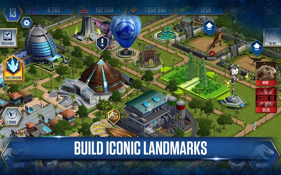 Jurassic World™: The Game [MOD: безлимитные деньги и динозавры] Screenshot 2