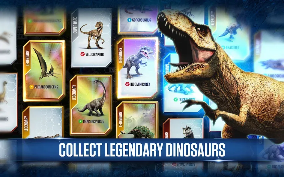Jurassic World™: The Game [MOD: безлимитные деньги и динозавры] Screenshot 4