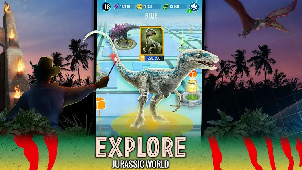 Jurassic World Alive [MOD: безлимитные ресурсы и открыты все динозавры] Screenshot 2